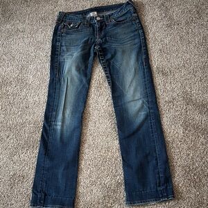 True Religion Dark Blue Boot Cut Jeans